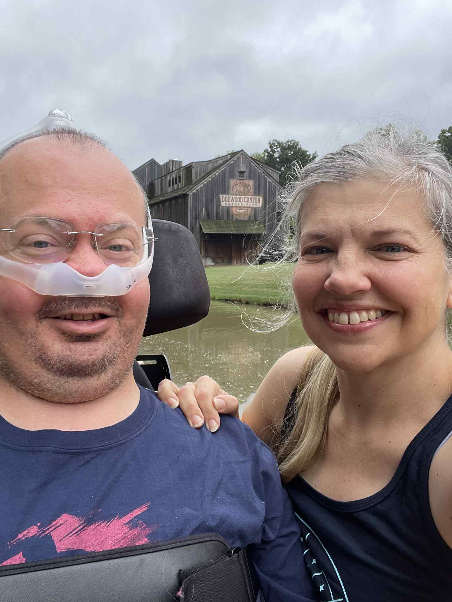 Ryan and Angela together at Dogwood Canyon