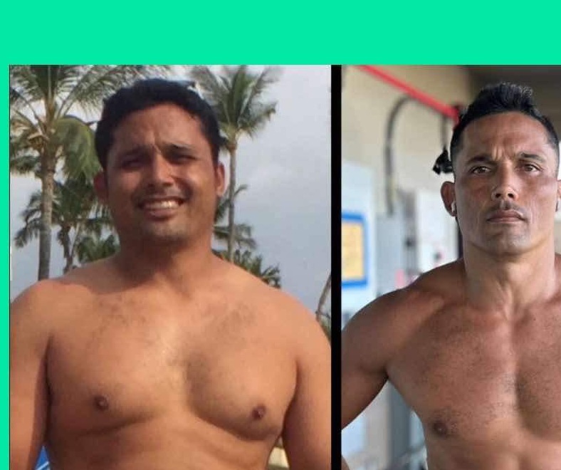 Before-and-after transformation example