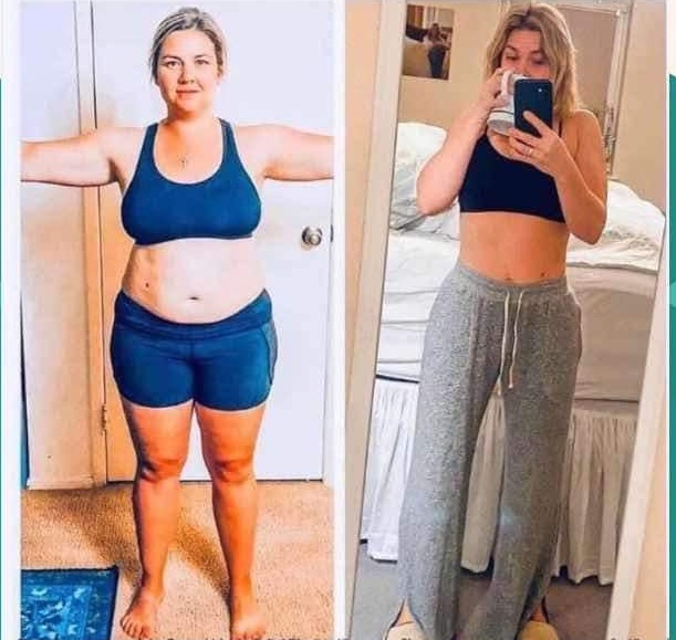 Before-and-after transformation example